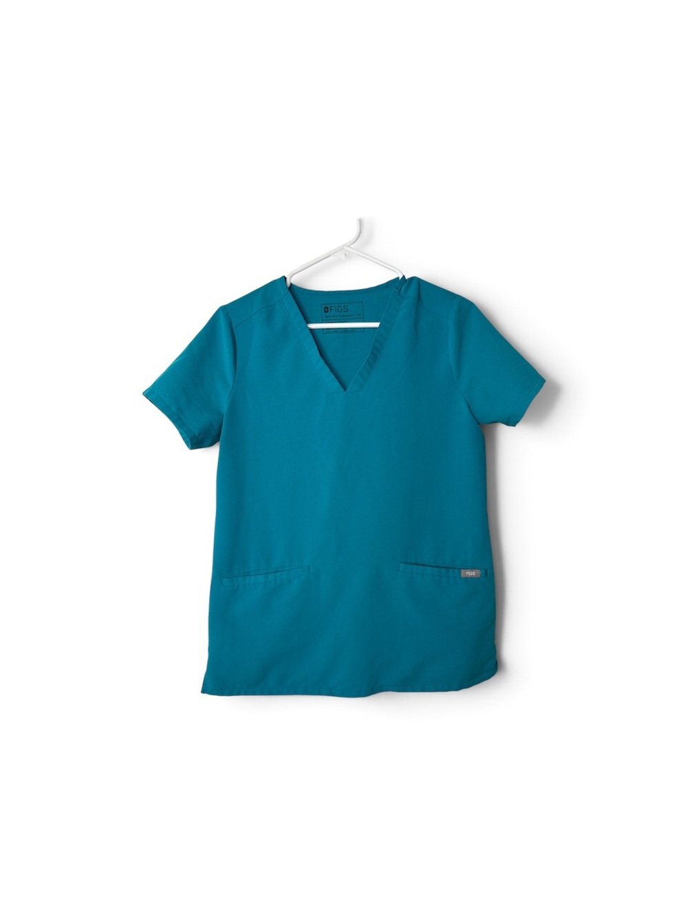 FIGS Casma Three-Pocket Scrub Top Teal Size XS Medical Healthcare Nursing
